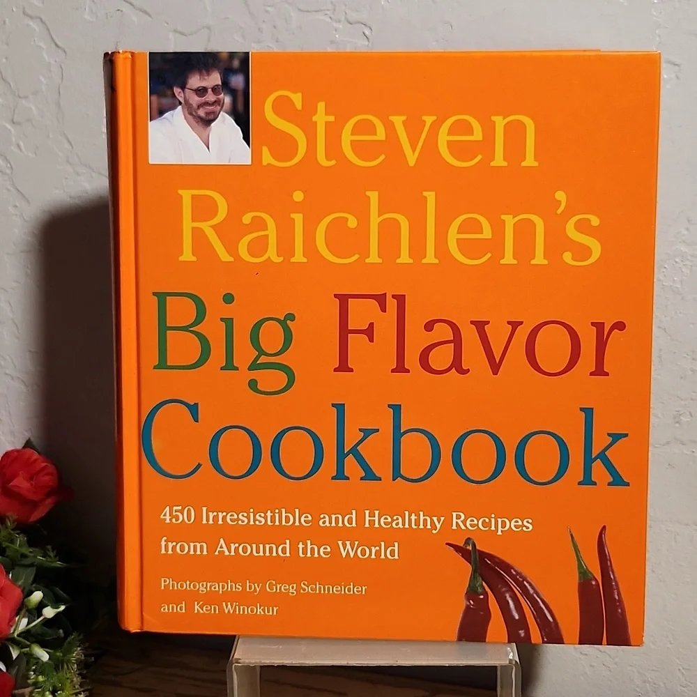 Steven Raichlen's Big Flavor Cookbook Hardcover 450 Irresistible Healthy…